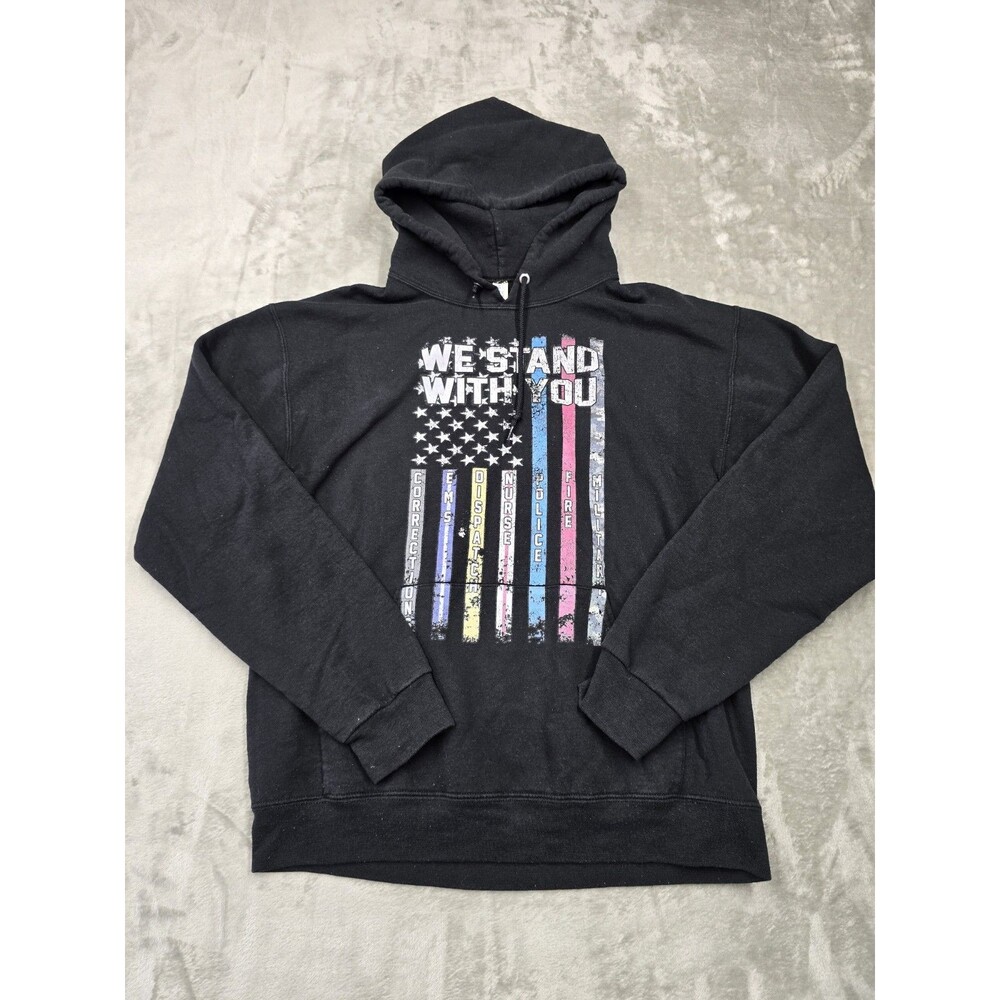 "We Stand With You" hoodie, "American Pride" hoodie